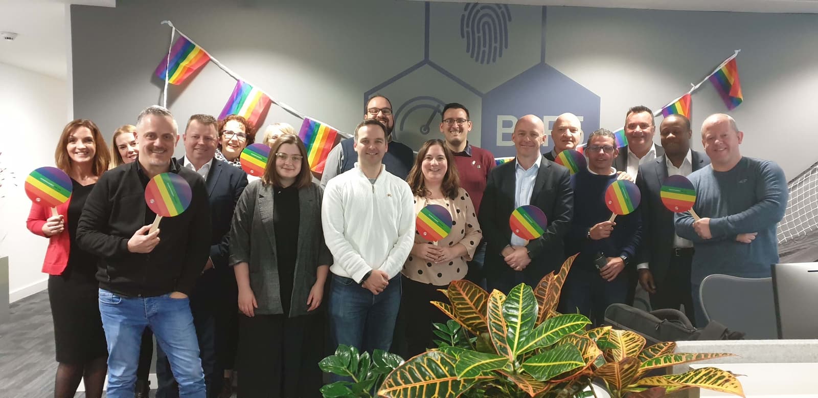 The UKI chapter of F5 Pride and allies at last year's launch event